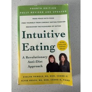 Intuitive Eating 4th Edition Evelyn Tribole Elyse Resch Anti-Diet Paperback Book